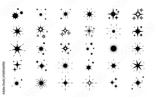 StarsStar icon. Sky  Xmas  favorite and night icons set. Vector illustration.