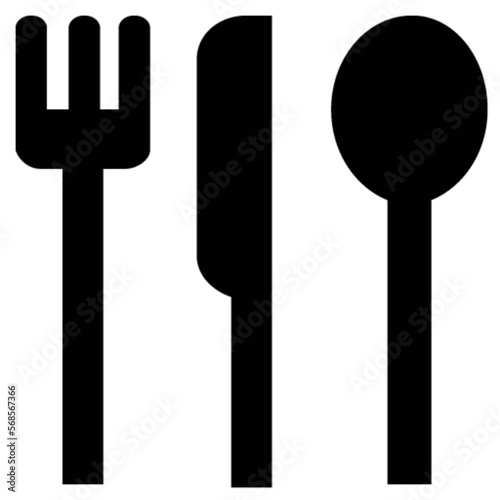 fork knife spoon vector, icon, symbol, logo, clipart, isolated. vector illustration. vector illustration isolated on white background.