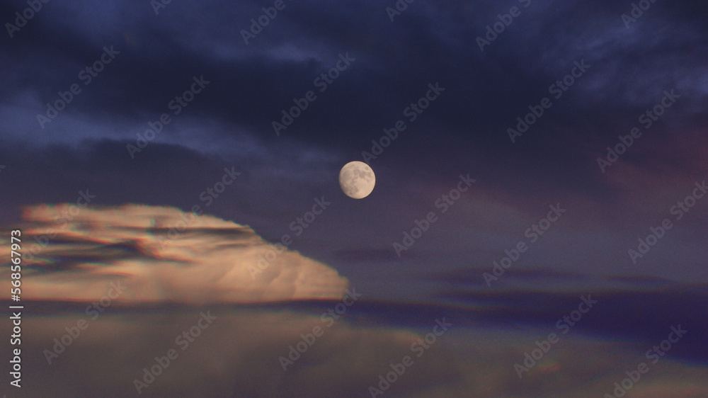 moon and clouds moon and clouds