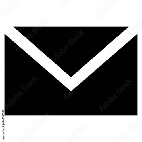 envelope vector, icon, symbol, logo, clipart, isolated. vector illustration. vector illustration isolated on white background.