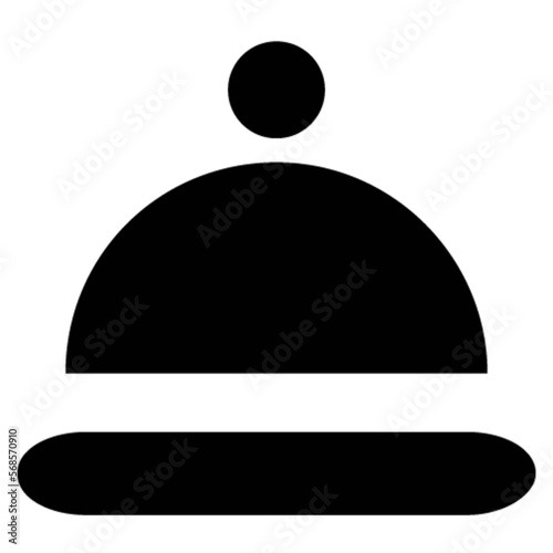 hotel bell vector, icon, symbol, logo, clipart, isolated. vector illustration. vector illustration isolated on white background.