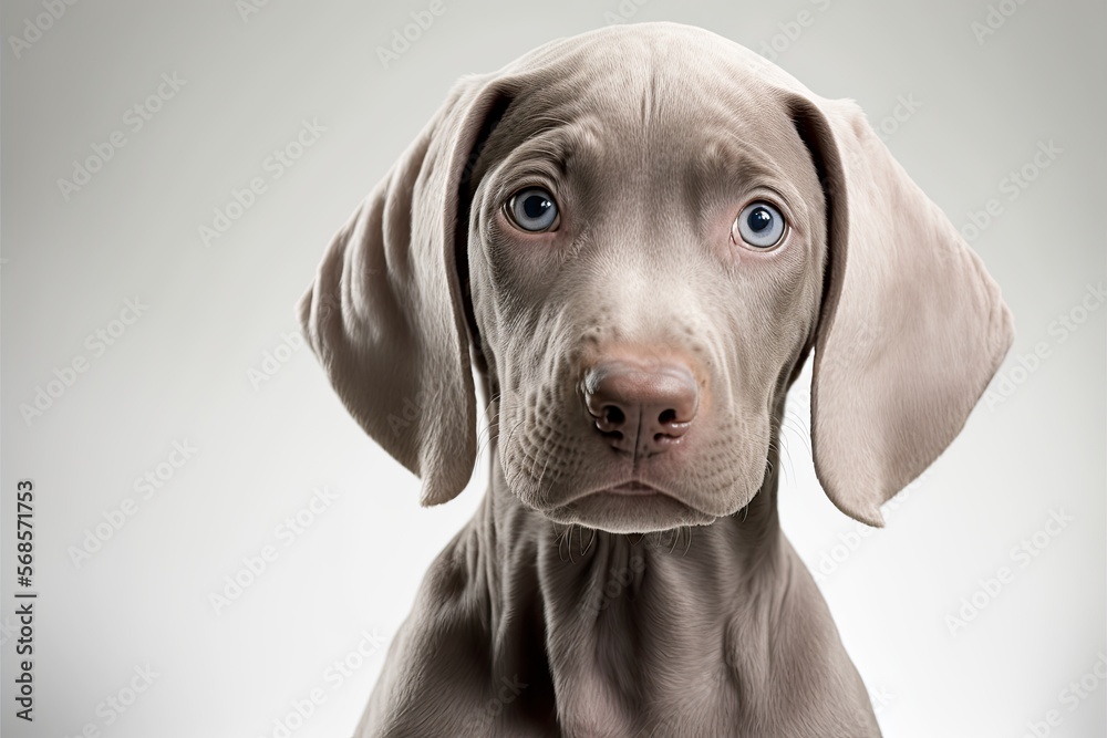 Weimaraner puppy Weimaraner puppy