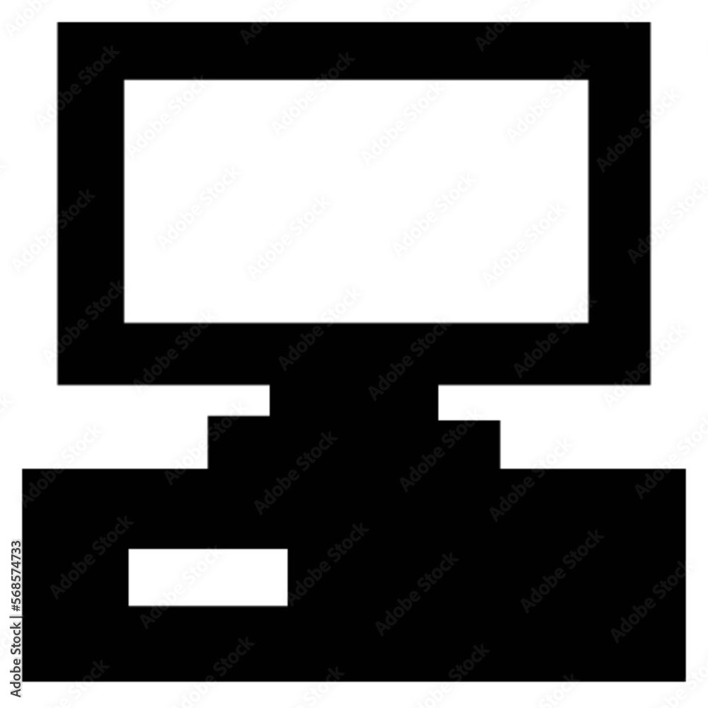old computer vector, icon, symbol, logo, clipart, isolated. vector illustration. vector illustration isolated on white background. old computer vector, icon, symbol, logo, clipart, isolated. vector illustration. vector illustration isolated on white background.