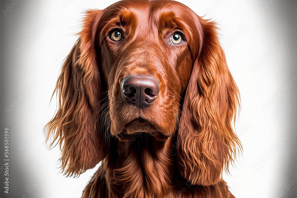 Irish Red Setter dog