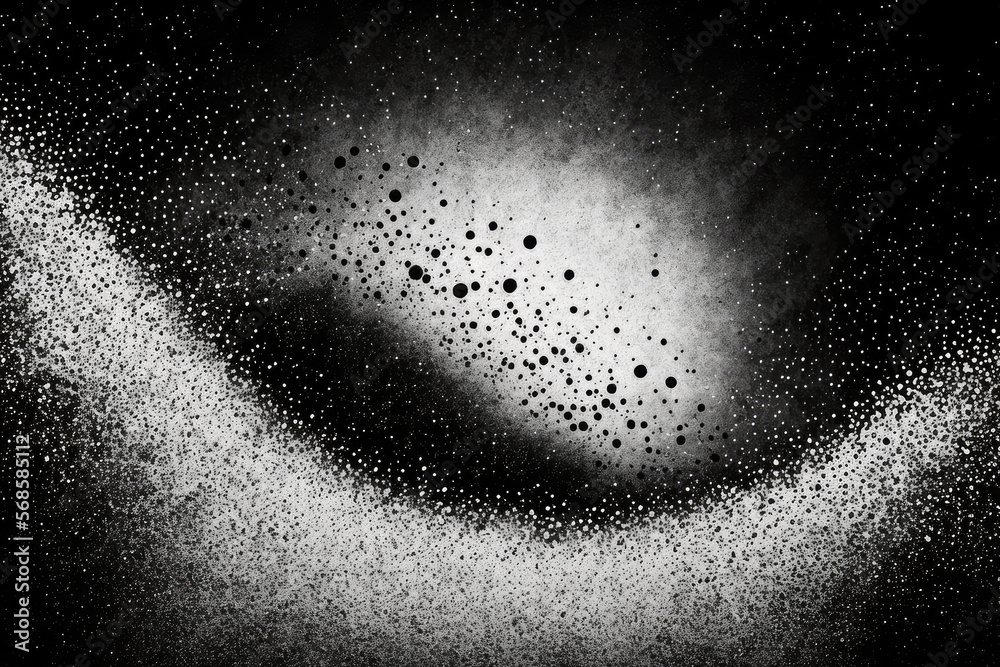 smooth grain structure. Gritty grunge background in black and white abstraction. spray painted paper with dark granules. Generative AI smooth grain structure. Gritty grunge background in black and white abstraction. spray painted paper with dark granules. Generative AI