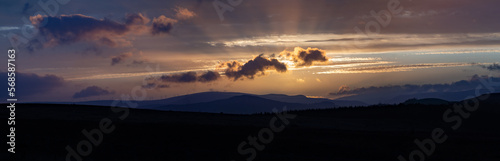Sunset on Perthshire