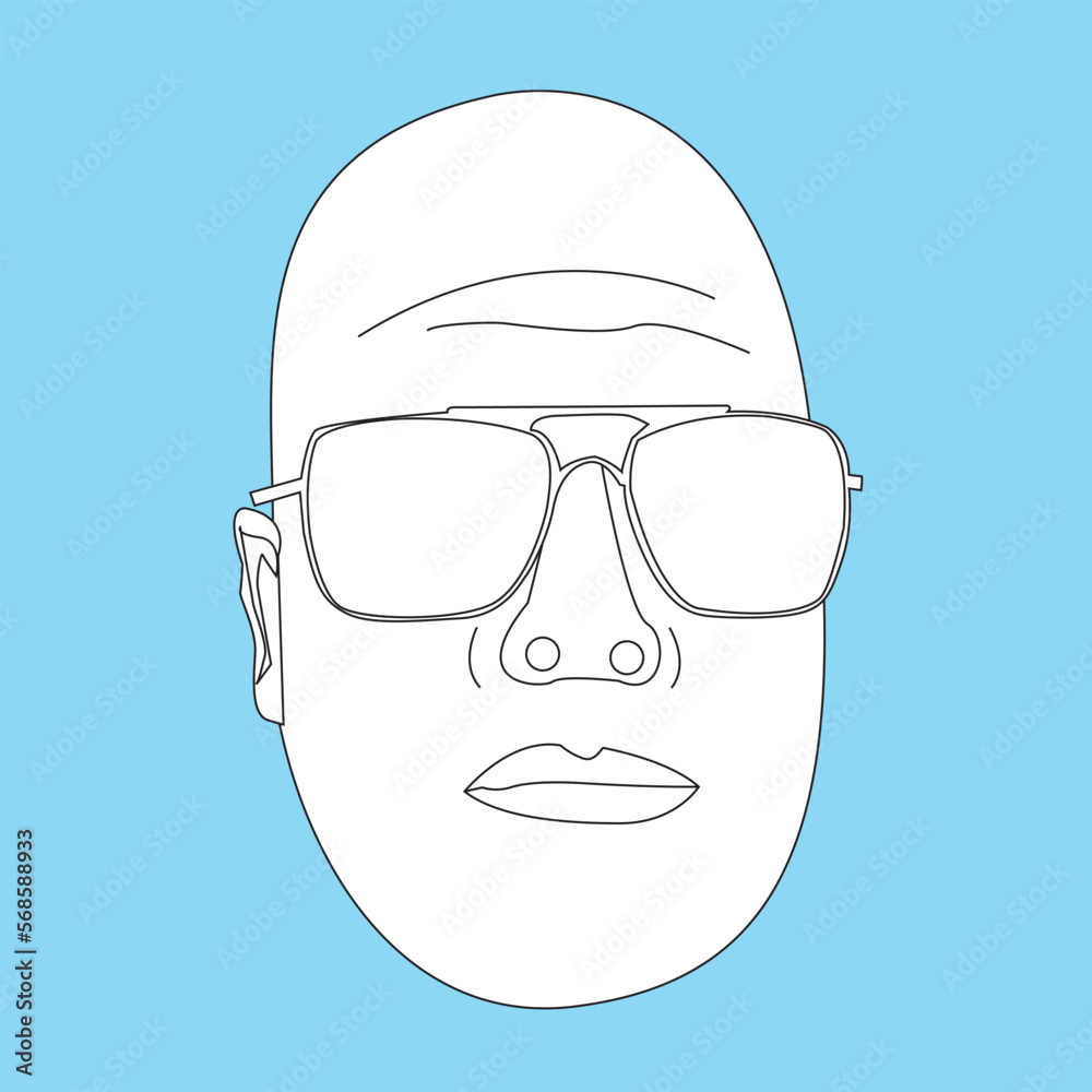 person wearing glasses person wearing glasses
