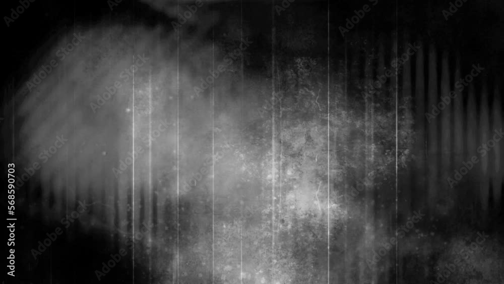 Dirty black and white grunge with flashes or strobes of white and