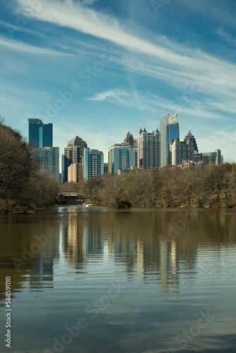 Panoramic view of Piedmont Park and Atlanta skyline © Rajesh