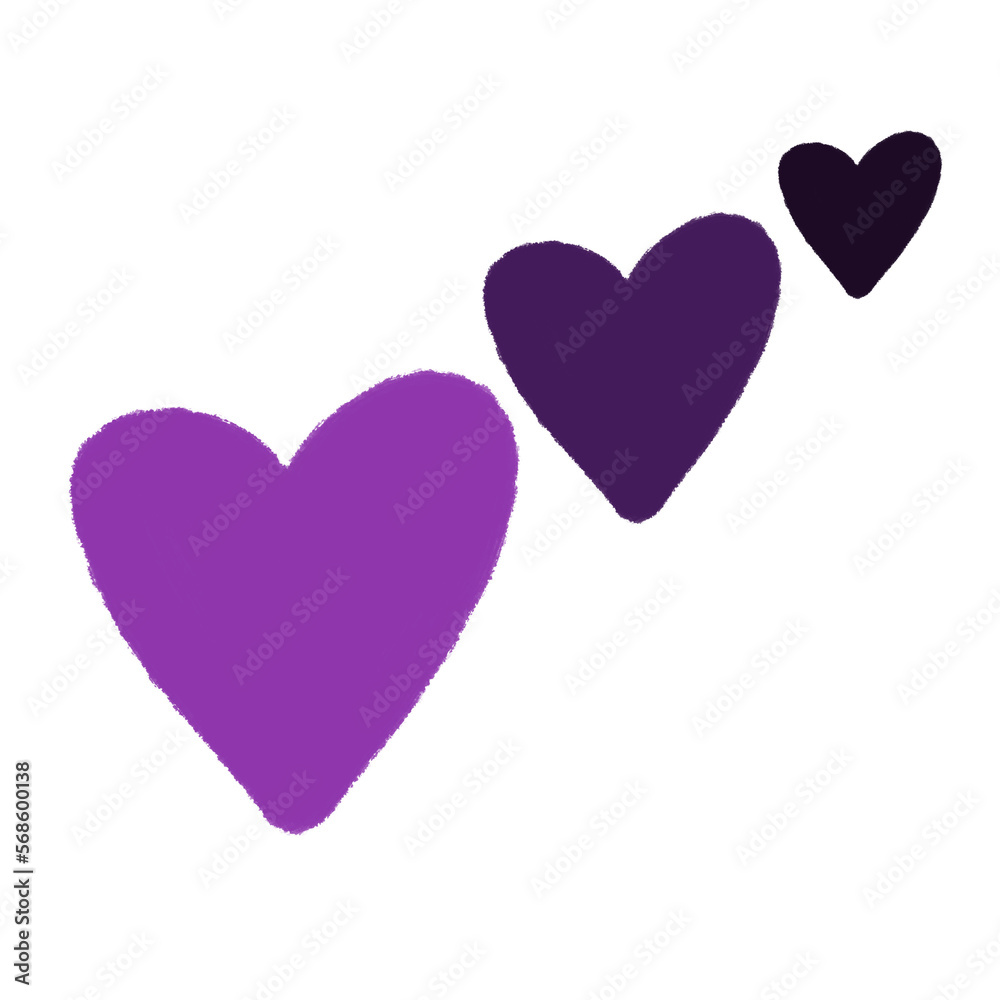 Corazones distintos tamaños, diagonal, distintos tonos. lisos, san valentín, diseño original ilustración sin fondo Corazones distintos tamaños, diagonal, distintos tonos. lisos, san valentín, diseño original ilustración sin fondo