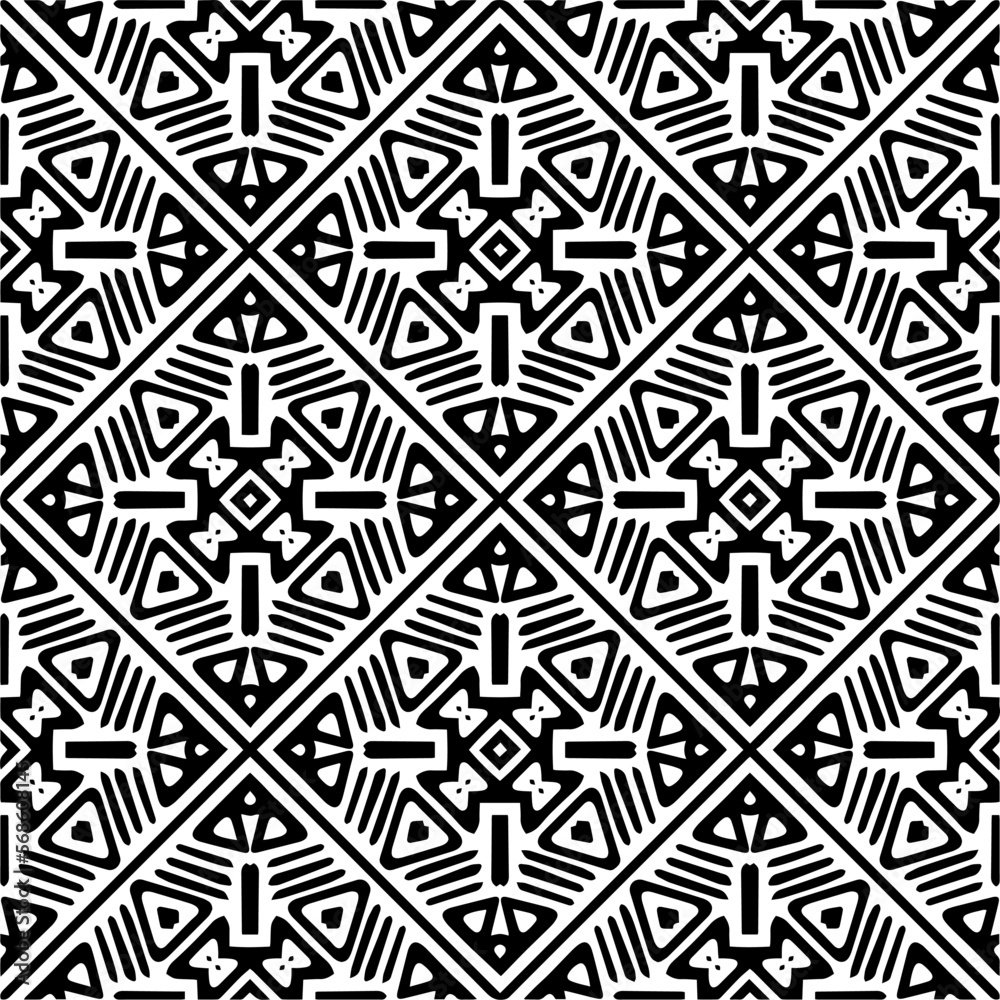 Vector geometric ornament in ethnic style. Seamless pattern with abstract shapes, repeat tiles. Repeating pattern for decor, fabric,textile and fabric. Vector geometric ornament in ethnic style. Seamless pattern with abstract shapes, repeat tiles. Repeating pattern for decor, fabric,textile and fabric.