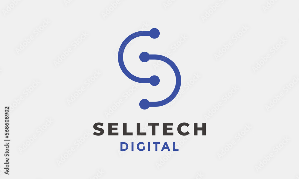 Logo vector letter S minimalism concept design template Logo vector letter S minimalism concept design template