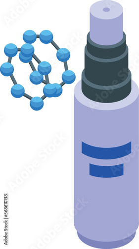 Cosmetic cream icon isometric vector. Skin care. Treatment health