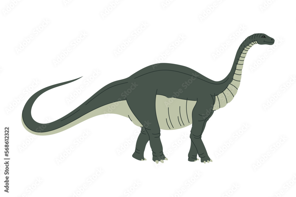 Apatosaurus huge dinosaur with long neck and tail Apatosaurus huge dinosaur with long neck and tail