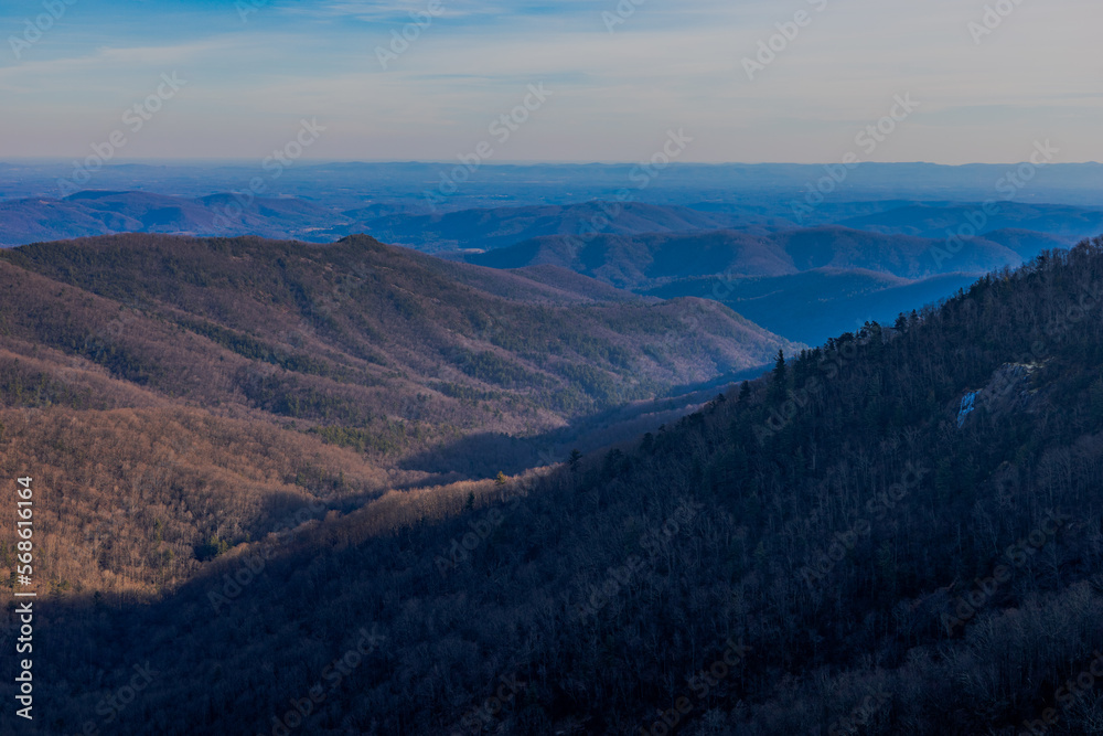 Blue Ridge mountains views