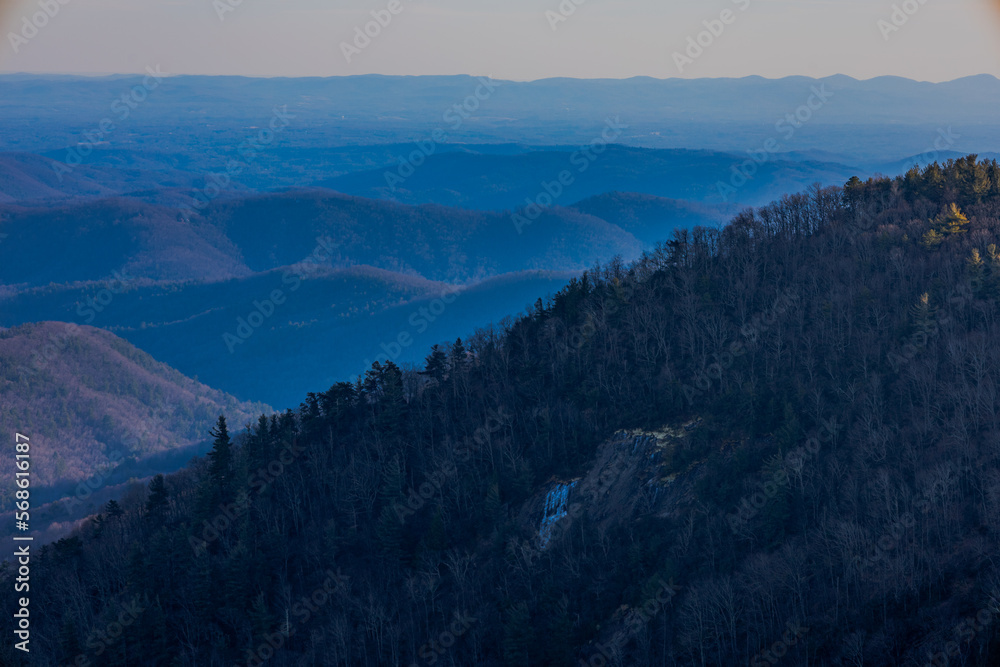 Blue Ridge mountains views