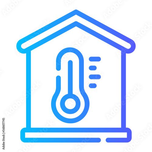 temperature gradient icon photo