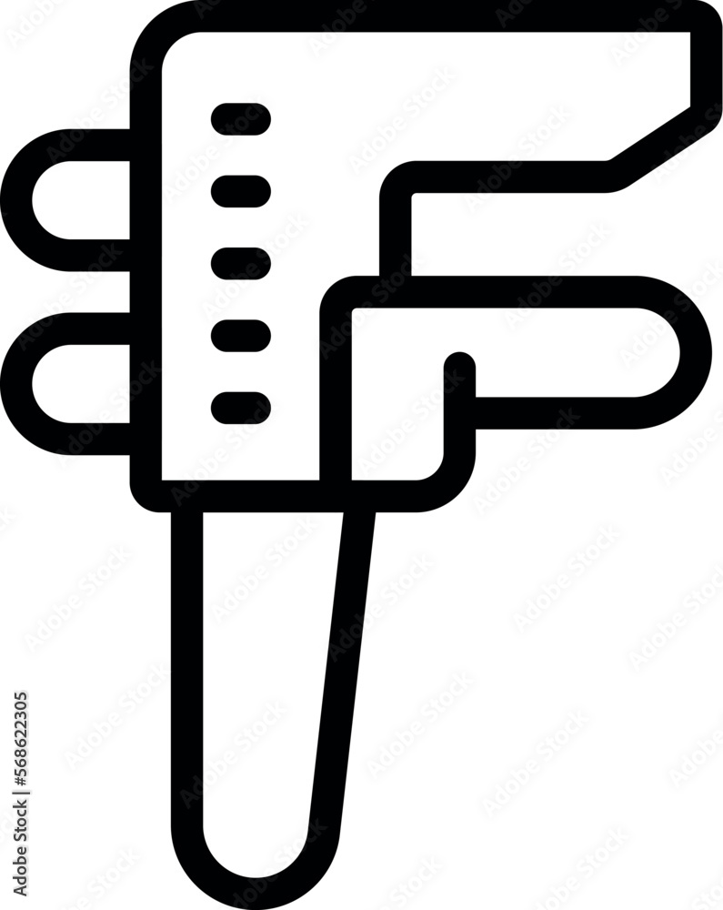 Engineer tool icon outline vector. Industry factory. Machine process Engineer tool icon outline vector. Industry factory. Machine process
