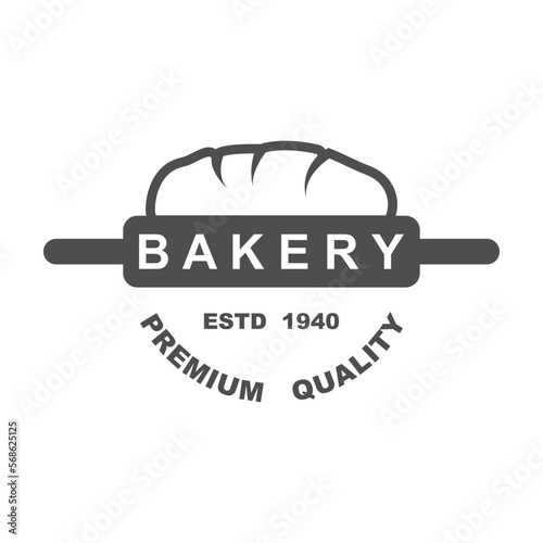 bakery logo template vector illustration