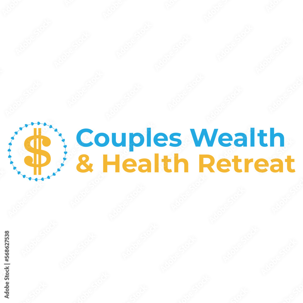 Obraz premium abstract simple wealth & health related logo design template