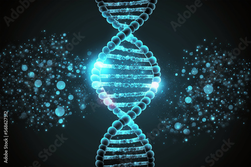 Illustrating the Building Blocks of Life: The Power of DNA (AI Generated)