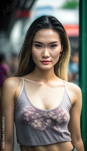 Very attractive sexy Thai ladies posing in Bangkok. generative ai Free Download Very attractive sexy Thai ladies posing in Bangkok. generative ai - GFXLoad