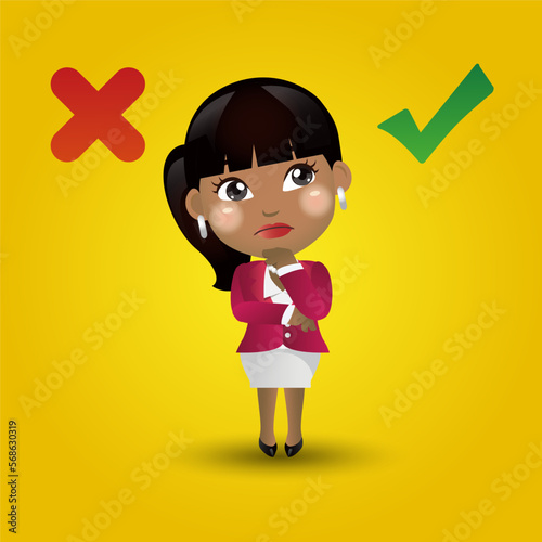 People Set - Business - African businesswoman set