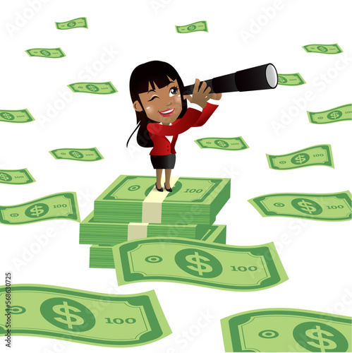 People Set - Business - African businesswoman set