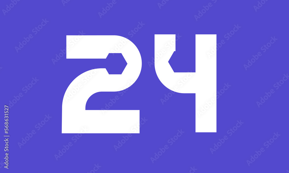 Number Blue Tech Modern Hexagon Logo Number Blue Tech Modern Hexagon Logo