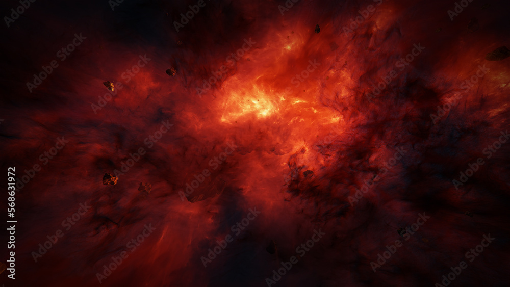 nebula in the space nebula in the space