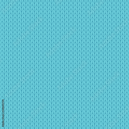 knitted texture of blue tone color, Abstract knitted pattern.