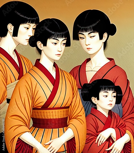 Galloway fictional family. Generated AI.