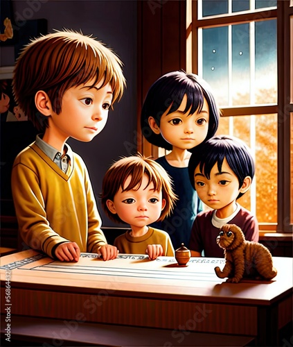Kinsey fictional family. Generated AI.