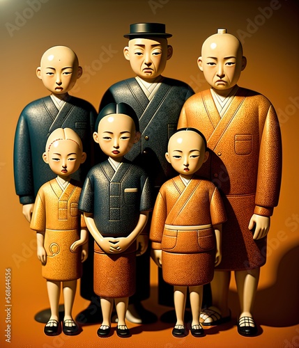 Maynard fictional family. Generated AI.
