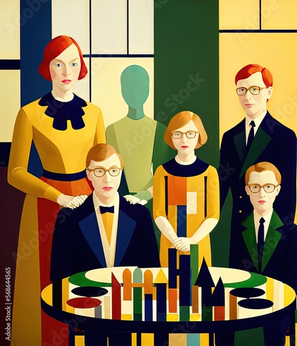 Mayes fictional family. Generated AI.