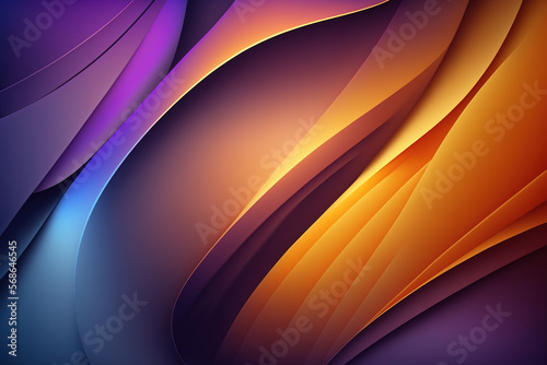 Abstract colorful background image, Ai generated