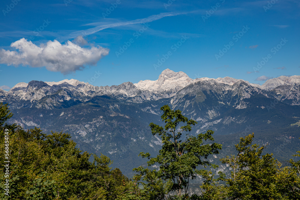 Triglav mountain in Julian alps, Slovenia
