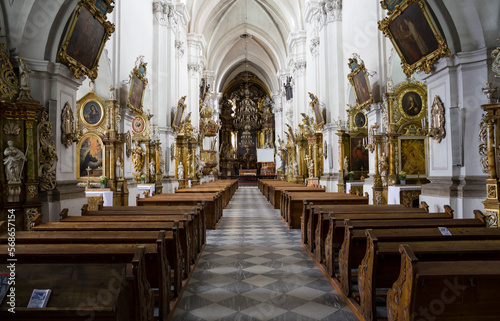Basilica and Sanctuary of Saint Jadwiga in Trzebnica  Poland.