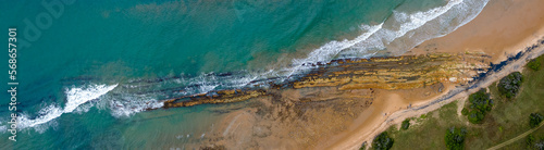 beach from the sky