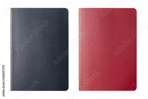 空白のパスポート、もしくは手帳の背景テクスチャー