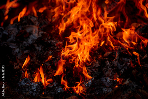 fiery flames background image