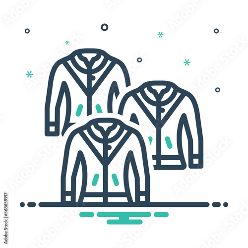 Mix icon for jackets