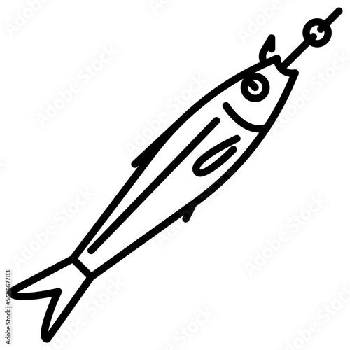 bait line icon
