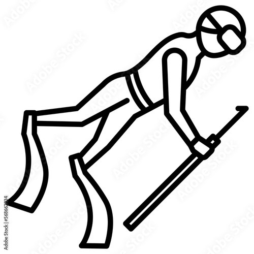 spearfishing line icon