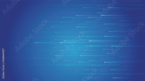 Blue 01 Digital and Ray, Internet technology big data vector background.