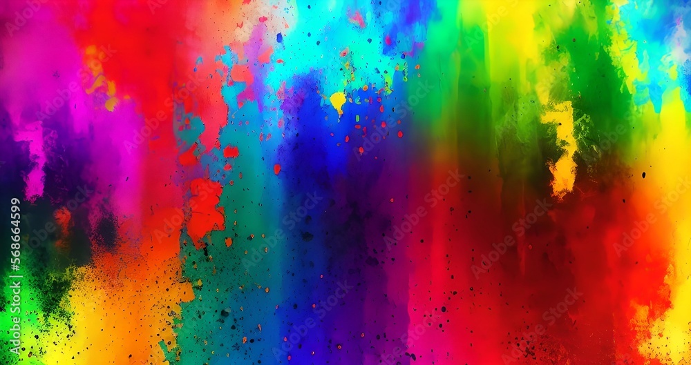 Fototapeta premium abstract colorful background, illustration, Generative, AI