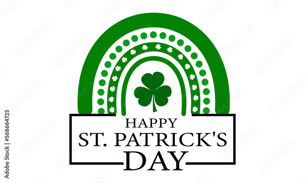 Green Rainbow St. Patrick's Vector and Clip Art