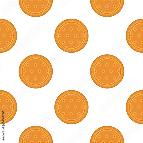 Pattern homemade cookie different taste in pastry biscuit