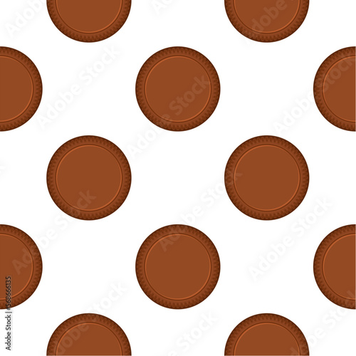 Pattern homemade cookie different taste in pastry biscuit