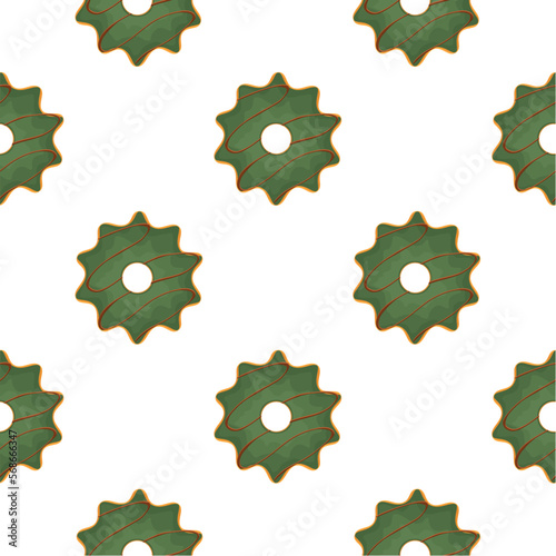 Pattern homemade cookie different taste in pastry biscuit